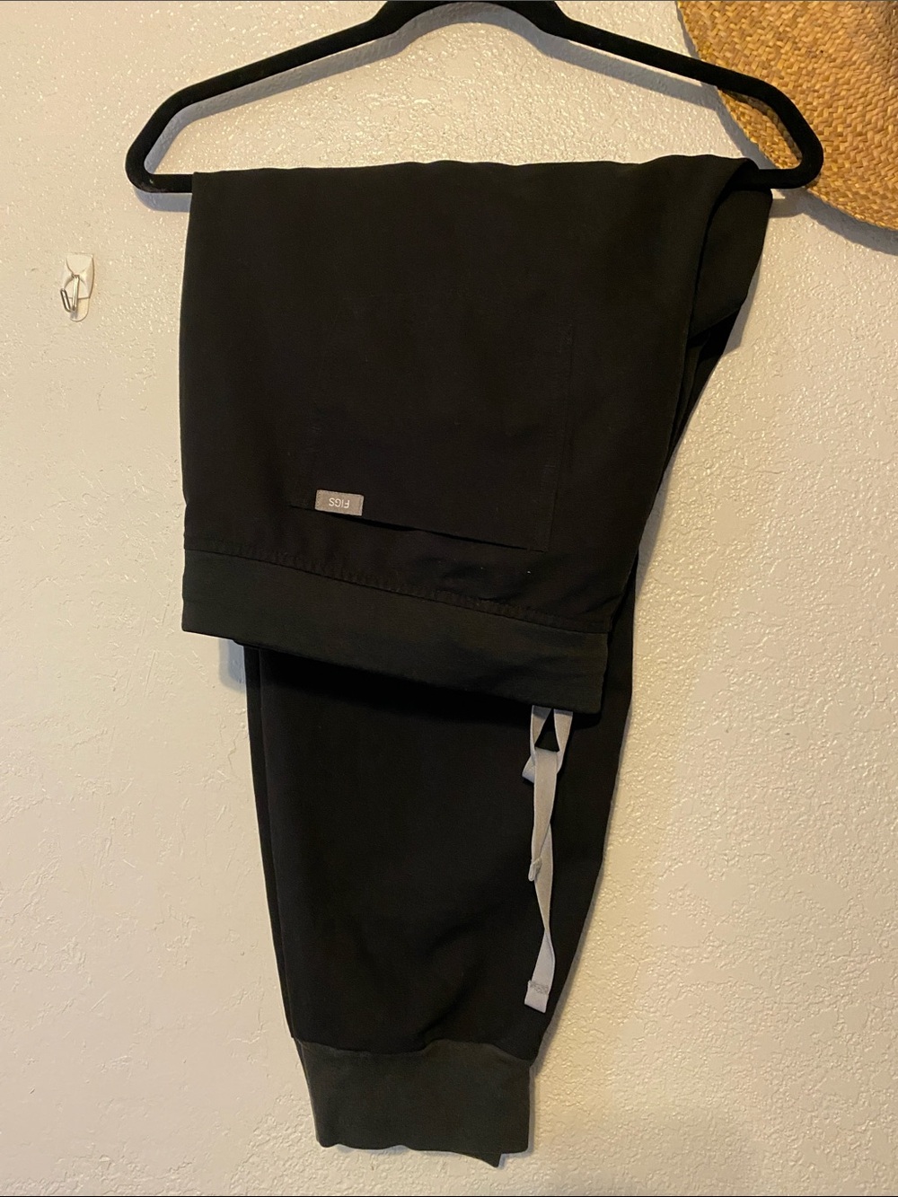 Figs black Zamora scrub pants